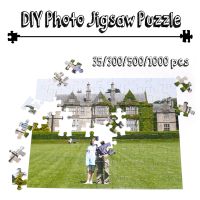 Your Photo Custom Jigsaw Puzzles Wooden/cardboard 35/300/500/1000 Pcs Custom Puzzles Creative Commemorative Gift Families Games