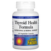 Natural Factors Thyroid Health Formula 60 Vegetarian Capsules