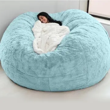 Large fluffy bean online bag chair