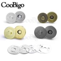 50sets Metal Snaps Magnet Buttons Magnetic Fasteners Clasps Buckle for Clothes Bag Leather Craft Sewing Accessories 10mm -18mm Haberdashery