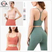 【Sportsangel】Women Sports Sportswear Breathable Yoga Push Up Shockproof Gym