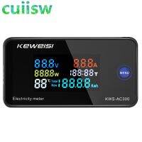 KWS-AC300 AC 50-300V Voltmeter Ammeter Power Energy Meter LED Wattmeter Electric with Reset Function 0-100A