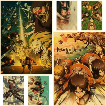 NEW!Hot Anime Vintage Posters Shingeki no Kyojin The Final