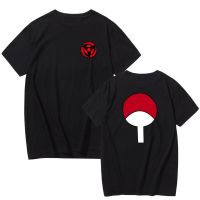 คุณภาพสูง Anime เสื้อยืด Uchiha Ske ครอบครัว CREST เสื้อยืดผู้ชายเสื้อ Cal Streetwear Harajuku