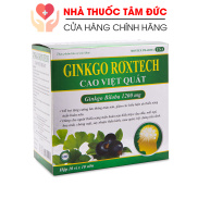 Hoạt huyết dưỡng não Ginkgo Biloba 1200mg Cao Việt Quất giảm đau đầu hoa