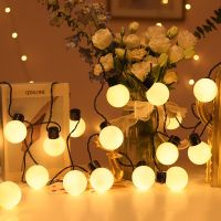 LED G50 Fairy String Lights Outdoor Christmas Garland Decoration Light Fairy Light Bulb Wedding Lamp for Garden Fairy Lights