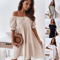 ✢☇ Verão feminino sexy sem costas vestido moda maternidade manga curta sólido solto de festa mulheres grávidas vestidos praia