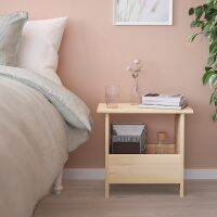 Stool with storage, pine size 49x28x45 cm.