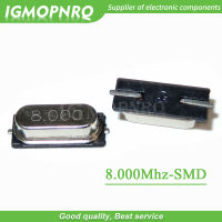 50ชิ้น SMD HC-49S 8เมกะเฮิร์ตซ์8.000เมกะเฮิร์ตซ์20ppm 20pF ควอตซ์แร่คริสตัล