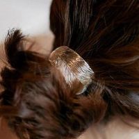 1pc New Arrival Hair Rope Ornaments Thin Metal Leaves Rubber Band For Women Elastic Hair Accessories