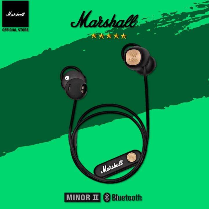 หูฟัง-marshall-mode-eq-black-brass-หูฟัง-minor-ii-black-ชุดหูฟังบลูทูธไร้สาย-earphones-in-ear-headphones