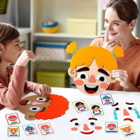 Kid Expression Cards For Making s Games Emotional Change Montessori Preschool Learning Activity Sensory Toys Gift