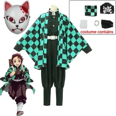 Compre Anime demon slayer kimetsu no yaiba tomioka giyuu cosplay traje  feminino e masculino quimono uniforme halloween roupas de festa de natal