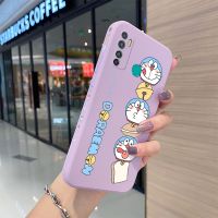 Yiเวปไซต์เคสโทรศัพท์สำหรับ Infinix Hot 9 X655C,เคสโทรศัพท์ซิลิโคนรูปแมวโดราเอมอนเคสมือถือด้านข้างเคสมือถือแบบสี่เหลี่ยมเคสกันกระแทกคลุมด้านหลังแบบเต็มกล้องนิ่ม