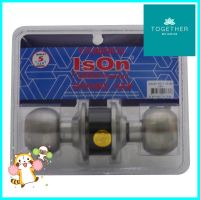 ลูกบิดห้องน้ำ ISON 8012 SS-BK หัวกลม สีสเตนเลสISON 8012 SS-BK STAINLESS STEEL BATHROOM KNOB **ด่วน ของมีจำนวนจำกัด**