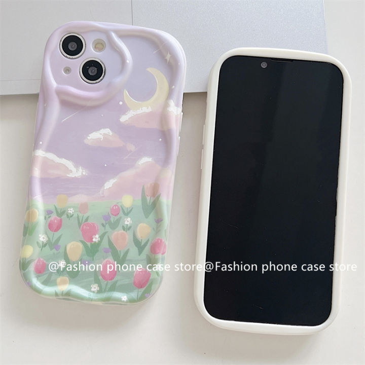 เคสโทรศัพท์-realme-c53-c55-nfc-c30-c30s-c33-c35-เคส-phone-case-realme10-4g-ฝาหลังซิลิโคนนิ่มภาพสีน้ำมันแนววินเทจเคสป้องกันเลนส์ลายดอกไม้2023