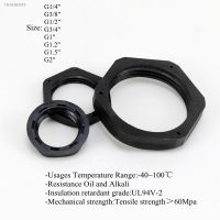 ◆❖ஐ 5 20Pcs 1/4 3/8 1/2 3/4 1 1.2 1.5 Black Nylon Hex Nut Plastic G Thread Hexagon Nuts Connector Pagoda Fastening Screw Cap