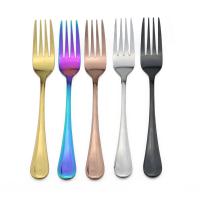 【CW】 Korean 304 Dessert Salad Fork Dinner Furit Colorful Dinnerware Handle Tableware Fruit Forks Cutlery