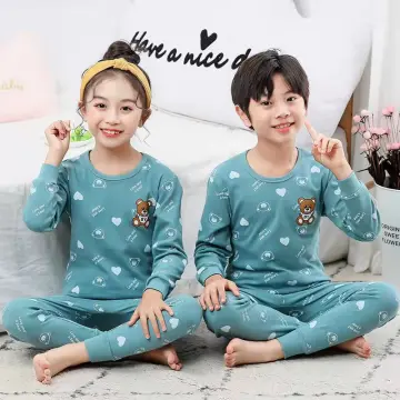 Teenage Girls Pajamas Autumn Long Sleeve Children's Clothing Baby