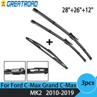 28 "26" 12 "กระจกบังลม2012 2011 2010-2019 MK2 C-Max Grand C-Max Ford สำหรับชุดใบปัดน้ำฝนด้านหลังและปัดน้ำฝนด้านหน้า