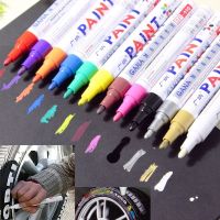 ปากกามาร์กเกอร์ กันน้ำ สําหรับรถยนต์ 12 สี