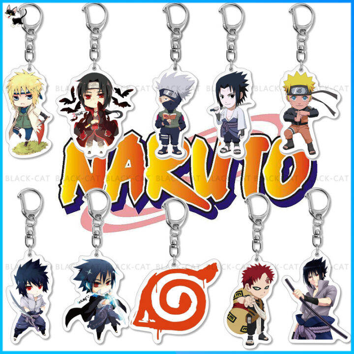 Na-ruto Double-Sided Acrylic Keychain 0Kaka-shi Hyuga Sa-suke Na-ruto ...