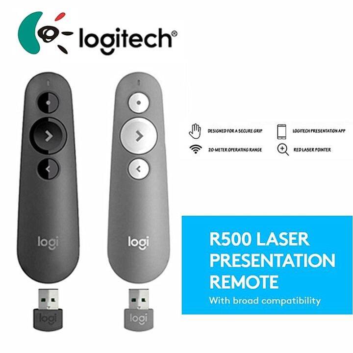 Logitech R500 Presentation Remote Bluetooth Wireless Pointer Pen /USB dongle Lazada PH