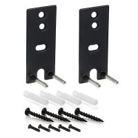 4X Steel Black Wall Mount Brackets Replacement for OmniJewel Lifestyle 650 &amp; Surround Speakers 700