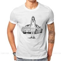 Sileighty Nissan Hipster Tshirts Initial D Ae86 Takumi Fujiwara Ituki Anime Men Graphic Pure Cotton Tops T Shirt O Neck