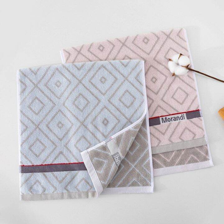 1pc-34x75cm-100-cotton-simple-plaid-jacquard-soft-home-hotel-bathroom-adult-hand-towel