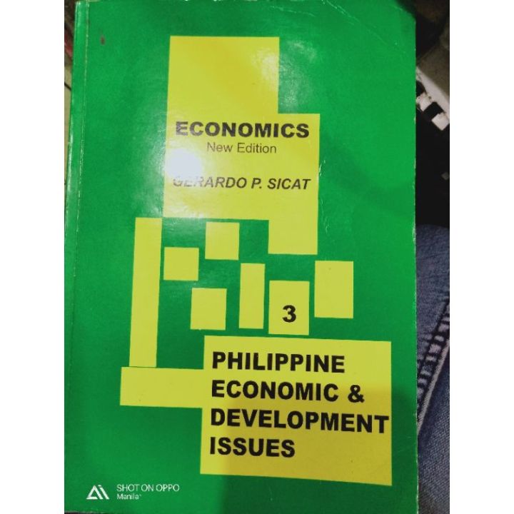 BOOK Economics Philippine economics And development | Lazada PH