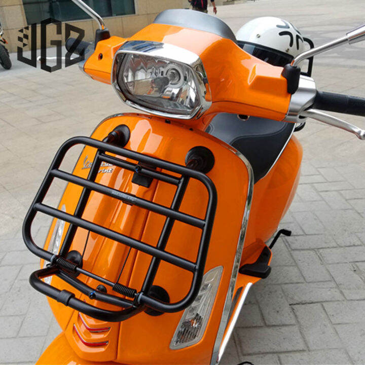 for VESPA Sprint Primavera 150 Motorcycle Foldable Front Grill Luggage