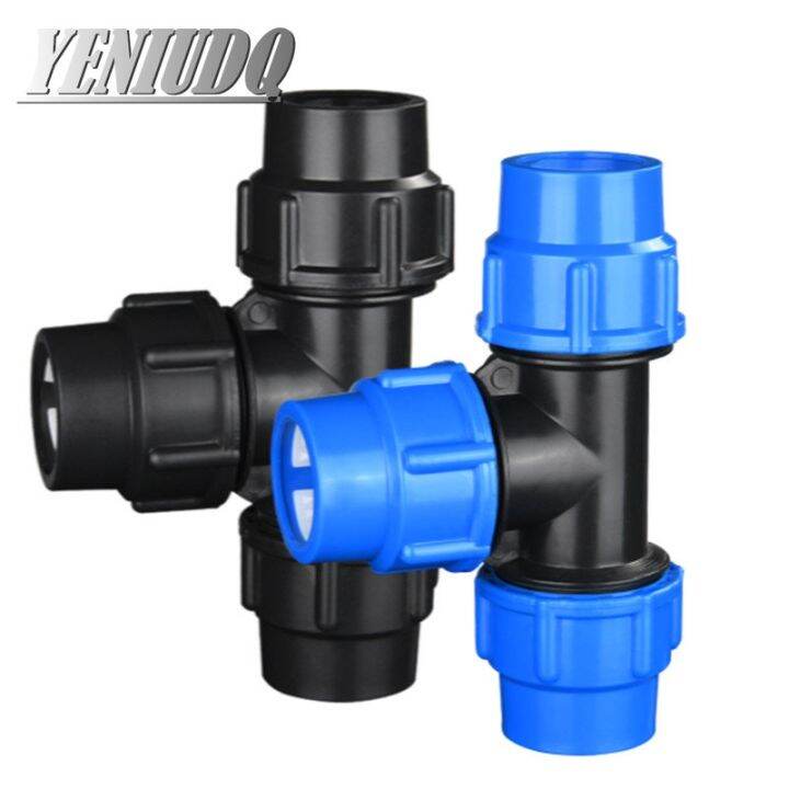 PE pipe fittings threeway quick joint tap pipe fittings plastic Tube