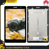 Beyondwolf อะไหล่ชิ้นส่วนจอสัมผัสแอลซีดีของเครื่องแปลงดิจิทัลสำหรับ Huawei MediaPad T3 8.0ของแท้พร้อมเครื่องมือซ่อมฟรี