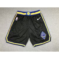 【2 Styles】2022 2023NBA Shorts Golden State Warriors Black 75Th City Edition Basketball Shorts