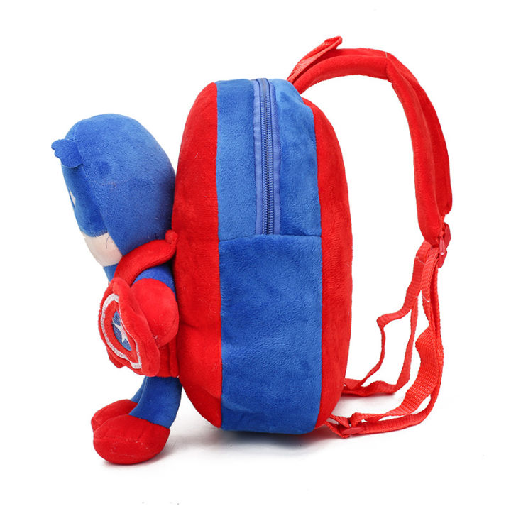 กระเป๋าเด็กตุ๊กตาหนานุ่มการ์ตูน-amila-ตำนานลีกของถุงใส่เครื่องสำอางและขนมขบเคี้ยวกระเป๋าเป้เด็กอนุบาล