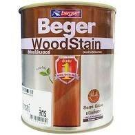 Pro +++ Beger WoodStain สีย้อมไม้เบเยอร์ ชนิดกึ่งเงา ขนาด 1/4GL (0.946 ลิตร) ราคาดี อุปกรณ์ ทาสี บ้าน แปรง ทาสี ลายไม้ อุปกรณ์ ทาสี ห้อง เครื่องมือ ทาสี