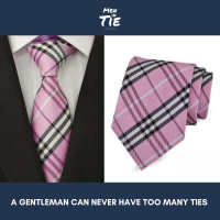 Men in Tie เนคไทแบบผูกเองขนาด 8cm รุ่น Pinky Check