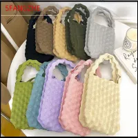 5FANGZHE งานทำมือ กระเป๋าถือแบบถัก จีบฟอง สีสบายๆ กระเป๋าสะพายไหล่ Crossbody แฟชั่นสำหรับผู้หญิง นักช้อปทอ กระเป๋าโท้ท ผู้หญิงผู้หญิงผู้หญิง