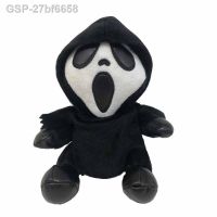 ☁27bf6658 Ghostface Brinquedo De Pelúcia Para Crianças Careta Cefador Ristal Super Macio Decorão ฮาโลวีน17Cm