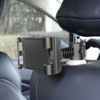 Car Tablet Holder Auto Seat Back Adjustable iPad Stand Car ipad Holder For Headrest 360 Rotation Mobile Phone Mount Holder Car Mounts