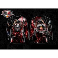 [In stock] 2023 design mens sports clothing  Predator Longsleeves (Full Sublimation) Motorcycle Jersey Long Sleeve t-shirt  ，Contact the seller for personalized customization of the name