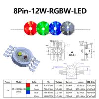 10-50ชิ้นชิป Led Rgbwy Rgbw Rgbww Rgbwyv 3W 9W 12W 15W 18W หลอดไฟเวทีนำแหล่งไฟสีสันสดใสแผงไฟ