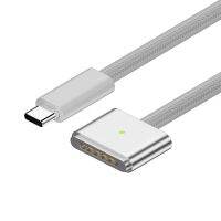 Pd140w สายชาร์จแม่เหล็กเร็ว2เมตรชนิด C ตัวผู้ไปยัง Magsafe 3ปลั๊กตัวแปลงสามารถใช้ได้กับ Usb Macbook Air /Pro 2