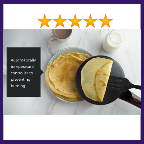 1pc European Standard Non-stick Breakfast Cake, Pancake And Crepe Maker,  Electric Griddle For Home Use