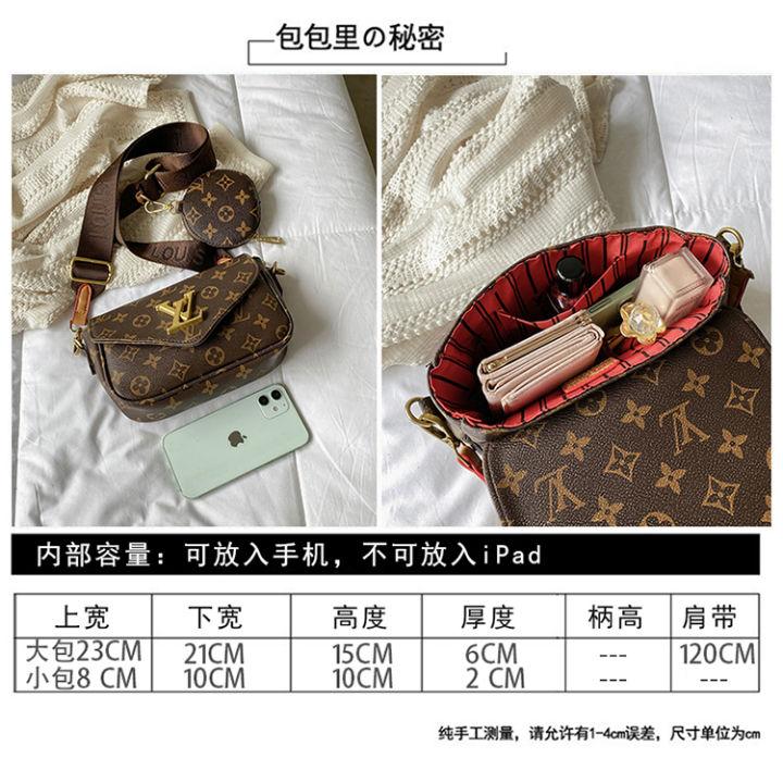 lv-2ใน1กระเป๋าสำหรับผู้หญิงขายเกาหลีแฟชั่นพิมพ์กระเป๋า-lv-mahjong-กระเป๋าสะพายไหล่กระเป๋ากระเป๋าถือโทรศัพท์มือถือกระเป๋าโทรศัพท์กระเป๋าสตางค์-cylindrical-กระเป๋า-beg