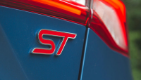 โลโก้งานโลหะ ฟอร์ด โฟกัส เฟียสต้า Metal ST Rear Trunk Side Fender Logo Emblem Badge Sticker Decal For Ford focus fiesta