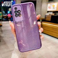 เคสโทรศัพท์ VRQR สำหรับ Redmi 10 Prime 2022 Xiaomi 11i HyperCharge Note 11i 5G Redmi Note 11 Pro+ 5G High End เคสลายกากเพชร Gradient โปร่งใสเคสกันกระแทกกล้องรวมทุกอย่าง