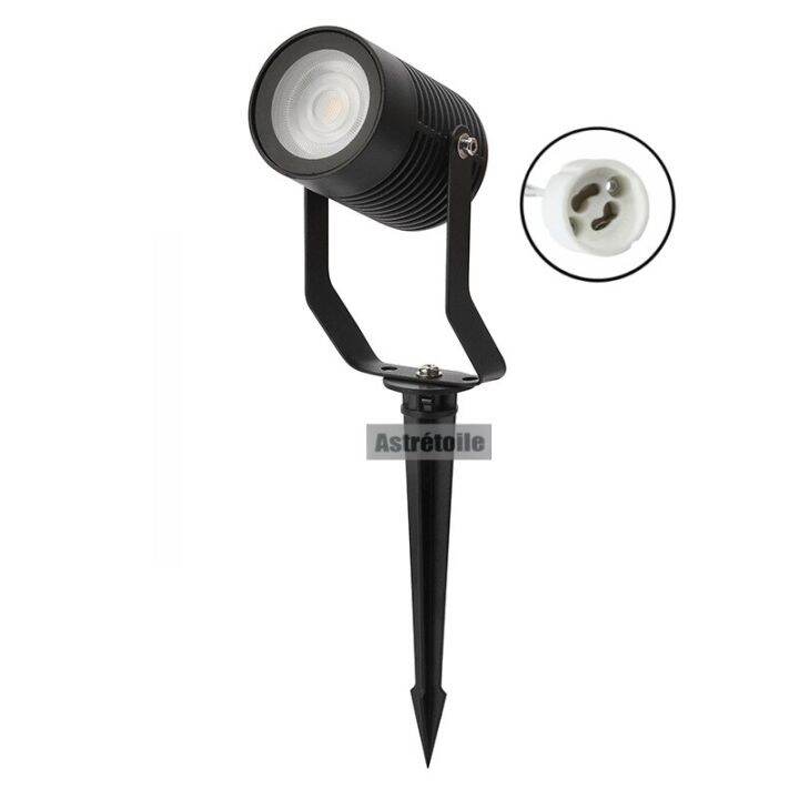 GU10 Garden Lawn Lamp Landscape Spike Light Housing Waterproof Pathway