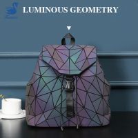 Kanavi Luxury Backpack Women Bags Designer Geometric Luminous Backpacks For Women School Bags For Girls Backpack New